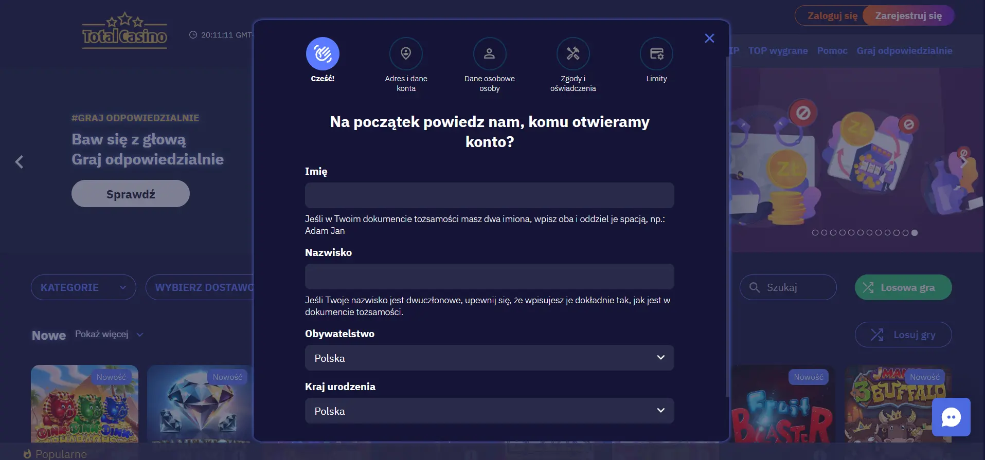 Jak zarejestrować się w legalnym kasynie?